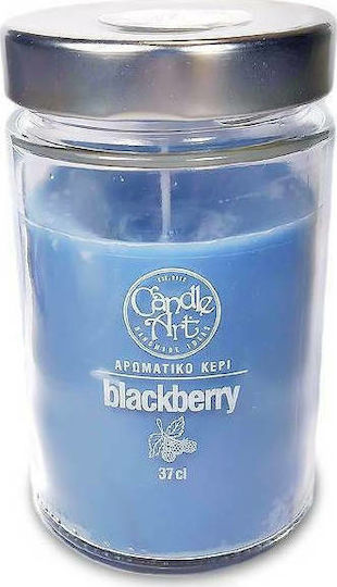 Candle n'Art Αρωματικό Κερί σε Βάζο με Άρωμα Mε Aιθέρια Έλαια Βατόμουρου 370gr