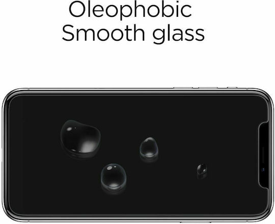 Spigen Ez Fit Glas.tr Slim Privacy Vollflächig gehärtetes Glas 2 Stücke iPhone 13 Pro Max