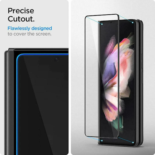 Spigen GLAS.tR + Hinge Film 2.5D Full Face Tempered Glass (Galaxy Z Fold 3)