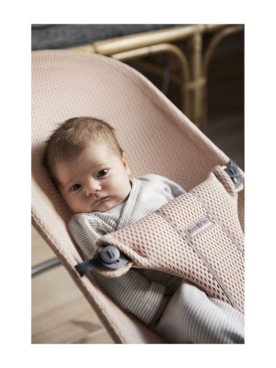 BabyBjorn Manual Baby Relax Bliss Pearly Pink Mesh for Child up to 13kg