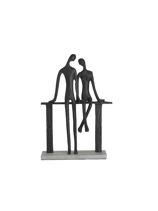 Inart Decorativ Statuetă din Metal 30x10x42cm 1buc