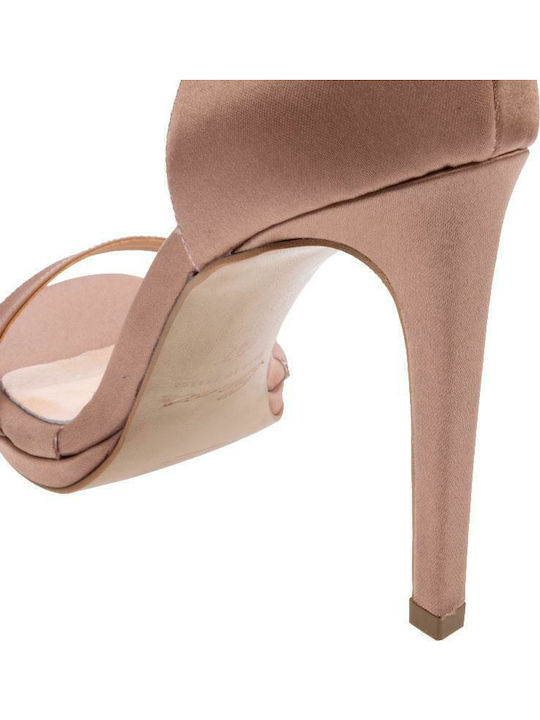 Fabric Sandals Nude