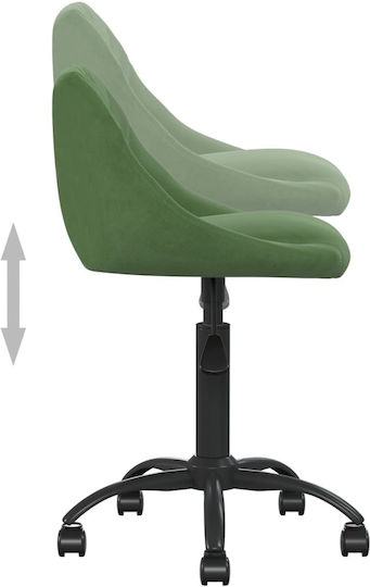 vidaXL Scaun De Birou Verde Închis