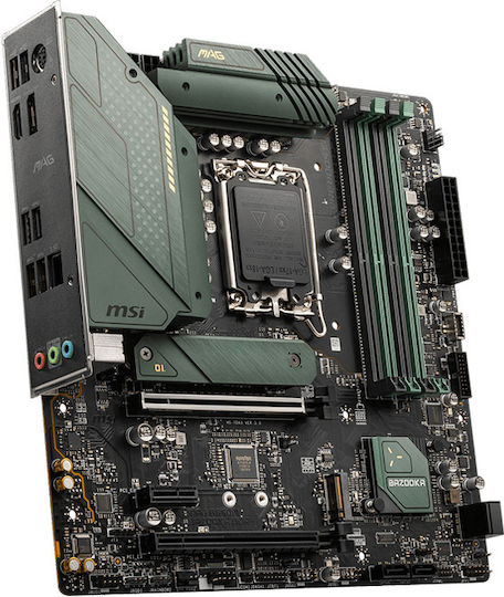 MSI MAG B660M Bazooka DDR4 Motherboard Micro ATX με Intel 1700 Socket