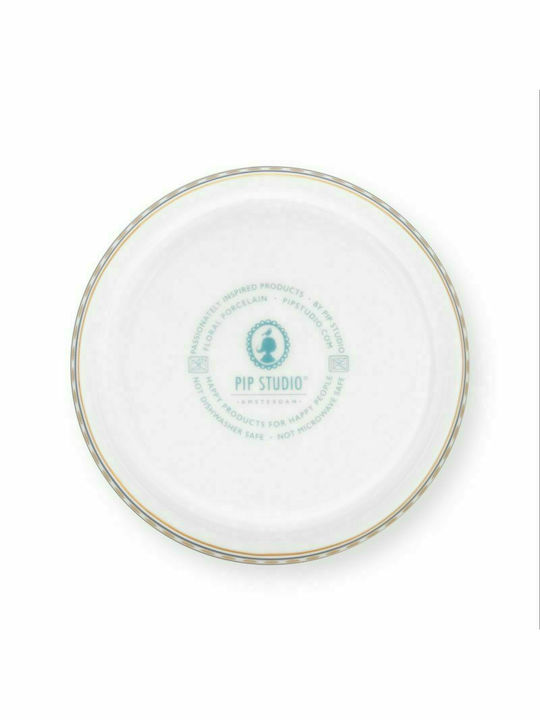 PiP Studio Flower Festival Porcelain Desert Plate Blue 9cm