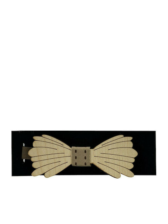 Papillon Kids Детско Дървено Папионка Бежова