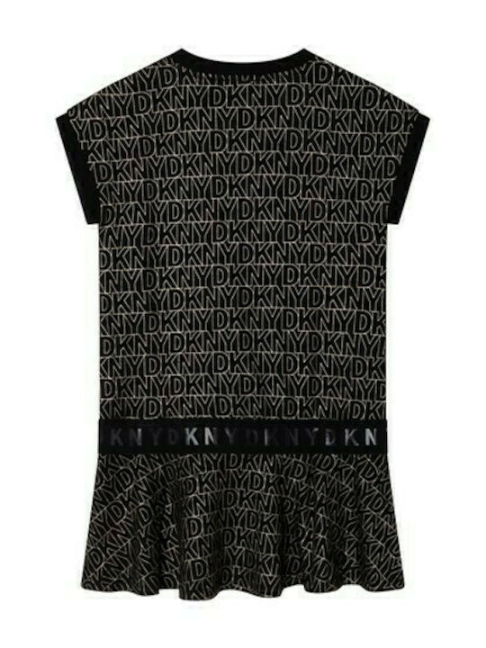 DKNY Kids Dress Short Sleeve Black