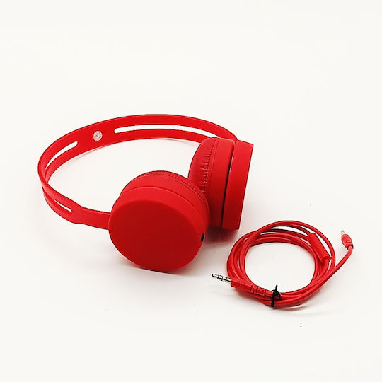 MF600AP Wired On Ear Headphones Red