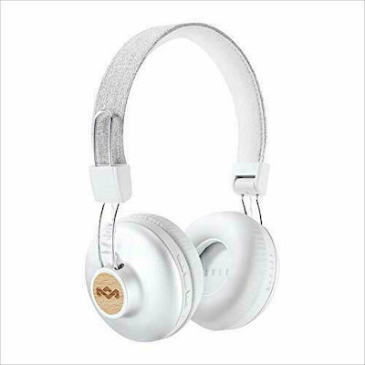 The House Of Marley Positive Vibration 2 Ασύρματα Bluetooth Over Ear Ακουστικά με 10 ώρες Λειτουργίας Ασημί