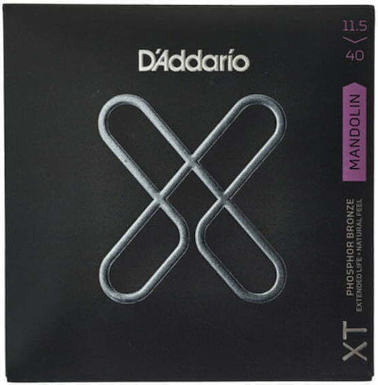 Daddario XT Mandolinsaiten Phosphor-Bronze Einstellen 11.5 - 40 Zoll Custom Medium