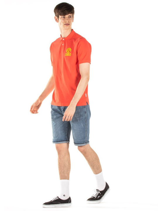 Polo Short Sleeve T-shirt Coral