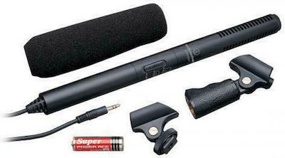 Audio Technica Shotgun / Πυκνωτικό Μικρόφωνο 3.5mm ATR6550 Τοποθέτηση Shock Mounted/Clip On για Κάμερα