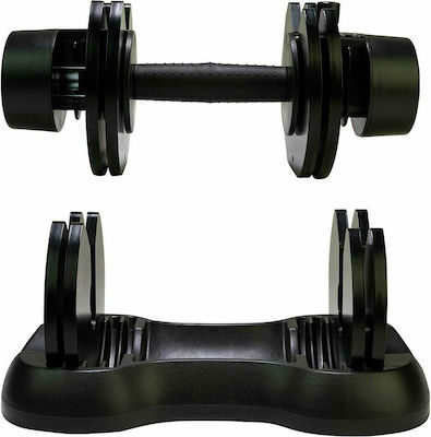 Tunturi Selector Dumbbell 25kg Hantel 1x 12.5kg Verstellbar mit Ständer