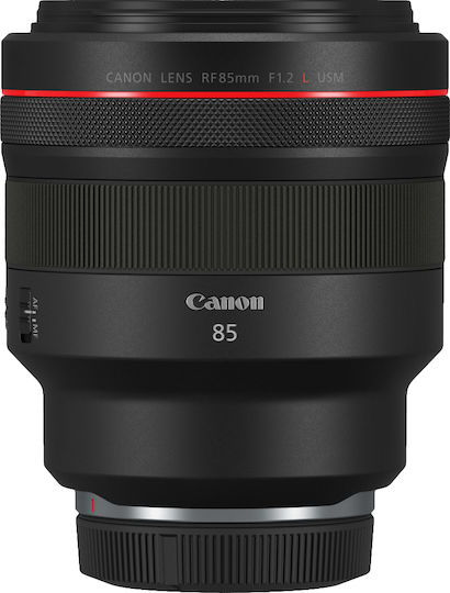 Canon Full Frame Camera Lens RF 85mm f/1.2L USM Telephoto for Canon RF Mount Black