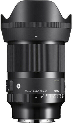 Sigma Full Frame Camera Lens 35mm f/1.4 DG DN Art Wide Angle for Leica L Mount Black