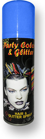 Party Color & Glitter Karneval Haarspray 125ml (Μiverse Farben)