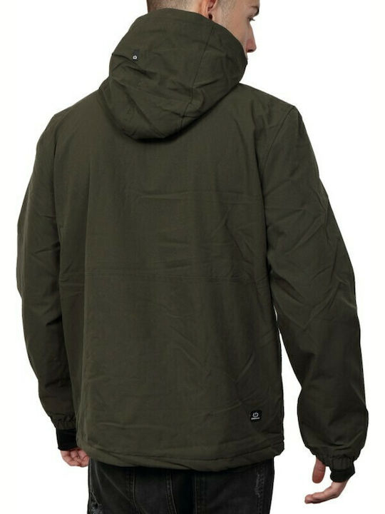 Winter Jacke Wasserdicht und Winddicht Army Green