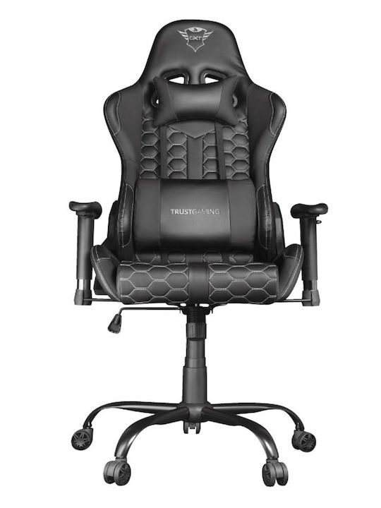 Trust GXT 708 Resto Καρέκλα Gaming Δερματίνης με Ρυθμιζόμενα Μπράτσα Μαύρη
