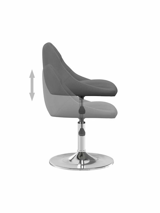 Rotating Chair Visitor Dark grey 46x44x62.5cm 6pcs