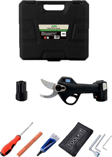 Agroforce Protech-299s Pruning Shears Battery Brushless 16.8V 2x2.6Ah with Maximum Cutting Diameter 28mm