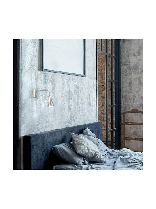 Rabalux Anja Single Spot with Socket E14 in Silver Color