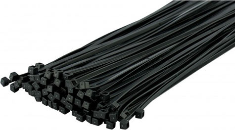 CHS Πλαστικά Δεματικά Καλωδίων 120mmx2.5mm σε Μαύρο χρώμα (100τμχ) 02.012.0011