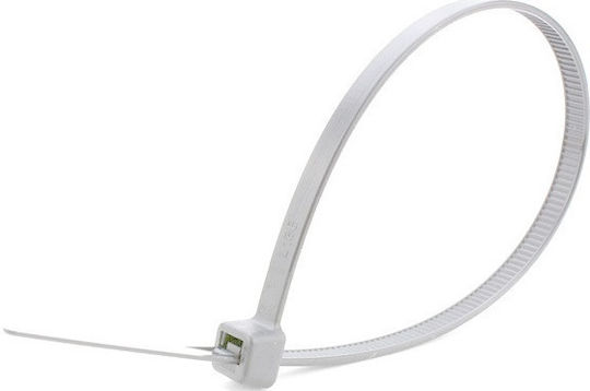 Sapiselco Кабелни Аксесоари Пластмасови 450mmx7.5mm в Бял Цвят 100 бр