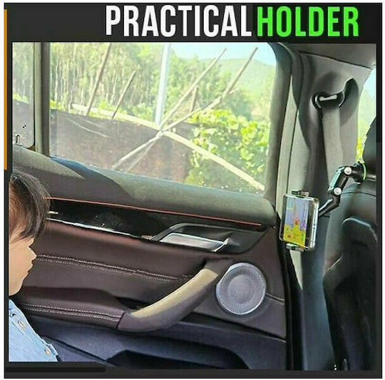 Ease Your Life Gerätehalterung Auto 4-6.9 Zoll mit verstellbaren Haken Schwarz BΥ0067