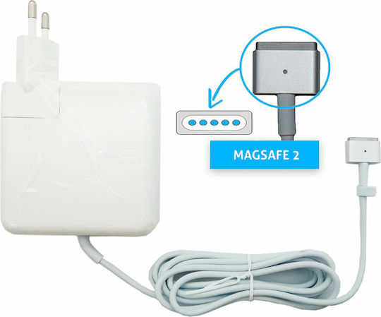 Power On Magsafe 2 Laptop Charger 60W 16.5V 3.65A for Apple with Power Cord