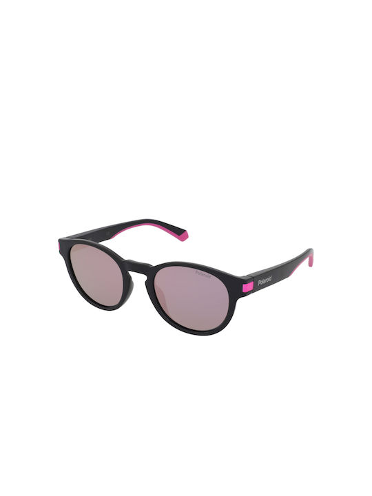 Polaroid Sonnenbrillen mit Schwarz Rahmen und Rosa Polarisiert Linse PLD2124/S 3H2/JQ