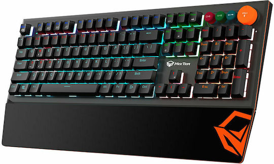Meetion MK500 Gaming Μηχανικό Πληκτρολόγιο με Custom διακόπτες και RGB φωτισμό (Αγγλικό US)