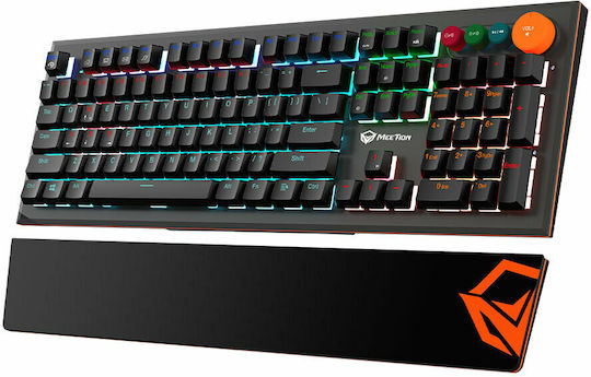 Meetion MK500 Gaming Μηχανικό Πληκτρολόγιο με Custom διακόπτες και RGB φωτισμό (Αγγλικό US)