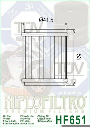 Hiflofiltro Motorcycle Oil Filter για KTM for KTM DUKE