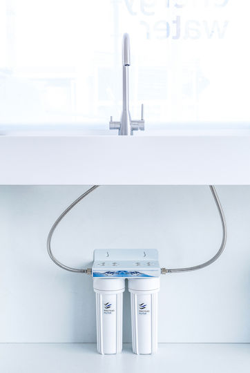 Proteas Filter Wasserfiltrationssystem Unter der Spüle Durchmesser ½" mit Ersatzfilter EW-013-0203