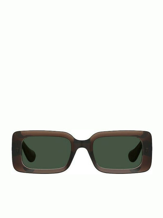 Havaianas Sampa Women's Sunglasses with Brown Plastic Frame and Green Lens Sampa 09Q/QT