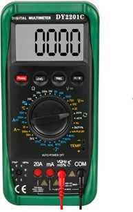 Duoyi DY2201C Digital Multimeter with Buzzer with AC / DC / Resistance Measurement