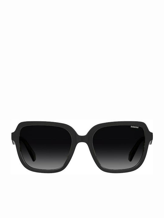 Polaroid Women's Sunglasses with Black Plastic Frame and Black Gradient Polarized Lens PLD4095/S 807/WJ