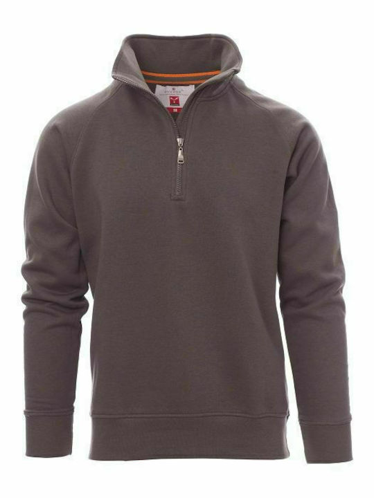 Payper Men's Hoodie with Zipper Men's Long Sleeve Promotional Sweatshirt Gray