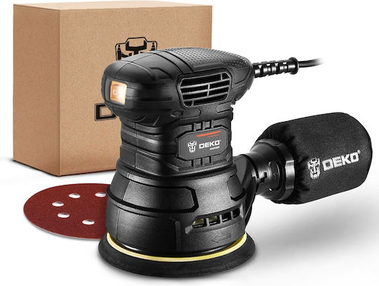 Deko DKSD125J1 Excentric Triveio 125mm Electrică cu sistem de aspirare