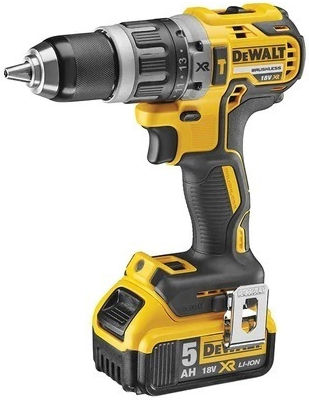 Dewalt -QW Set Angle Wheel & Drill & Drill Driver 18V with 2 5Ah Batteries and Case