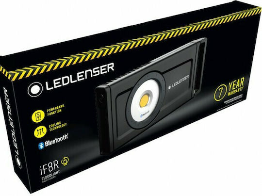 LedLenser Επαναφορτιζόμενος Προβολέας Χειρός LED IP54 με Μέγιστη Φωτεινότητα 4500lm iF8R