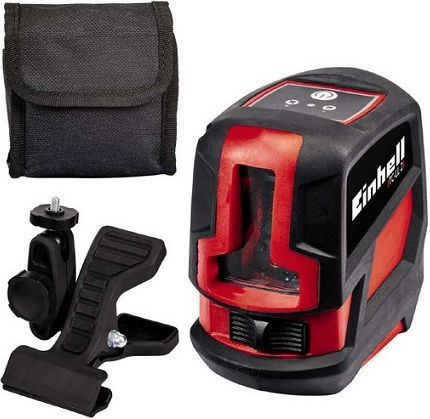 Einhell TC-LL 2 Autonivelant Liniar Nivelă Laser Fascicul Roșu 1.5V cu Domeniu de Lucru 8m