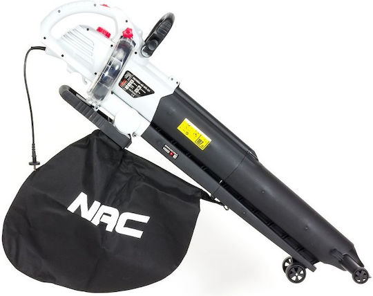 NAC Laubbläser / Sauger Handheld Elektrisch 3000W mit Lautstärkeregelung & Maximaler Luftgeschwindigkeit 270km/h