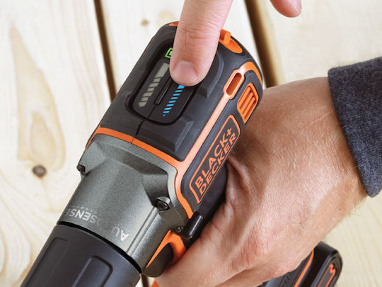 Black & Decker ASD18KB Battery Drill Driver 18V 2x1.5Ah