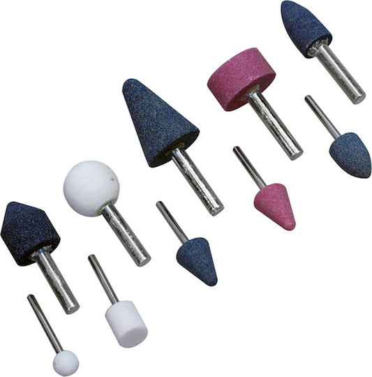 Uruisi Star Grinding Stone with Shaft 10pcs Drapano MS-5B