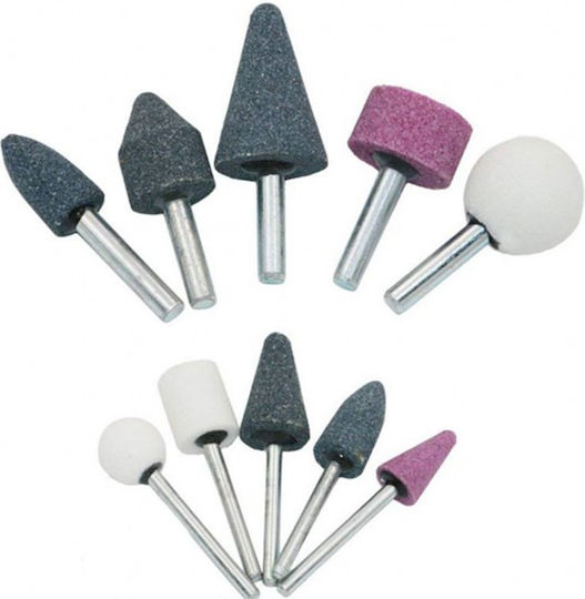 Uruisi Star Grinding Stone with Shaft 10pcs Drapano MS-5B