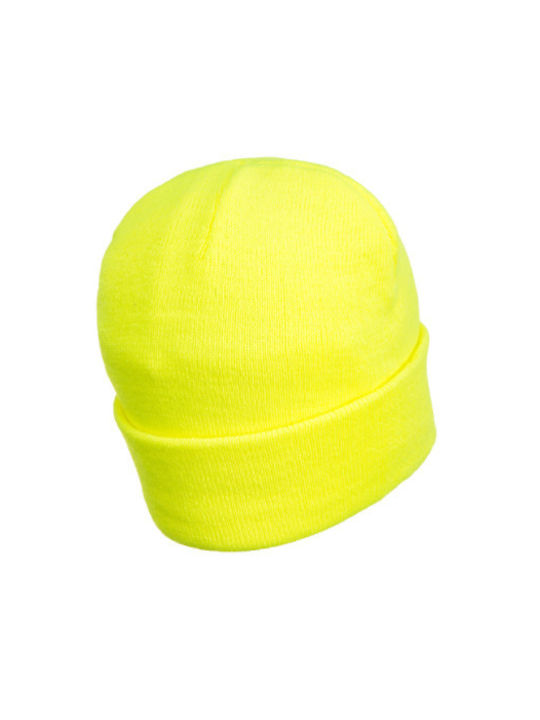 Portwest Work Beanie Yellow BO29YER with Rechargeable Headlamp