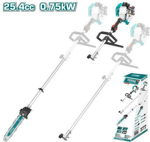 Total TMT52511 Telescopic Gasoline Pole Saw 1hp Total Length 280cm And Blade 25cm