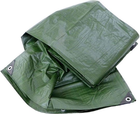 Mil-Tec Μουσαμάς 120gr/m² 3.85x5μ. Ελαφρού Τύπου Χακί