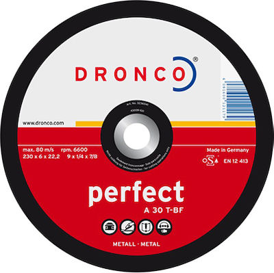 Dronco A 30 T Δίσκος Λείανσης Μετάλλου 180mm